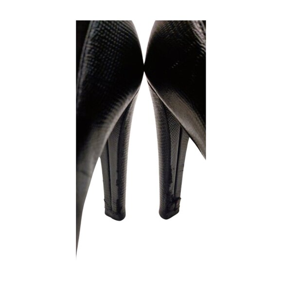 Alexander Wang Black Leather Ankle Lace Up Moto Boots Booties Size US 6.5 - Picture 3 of 13